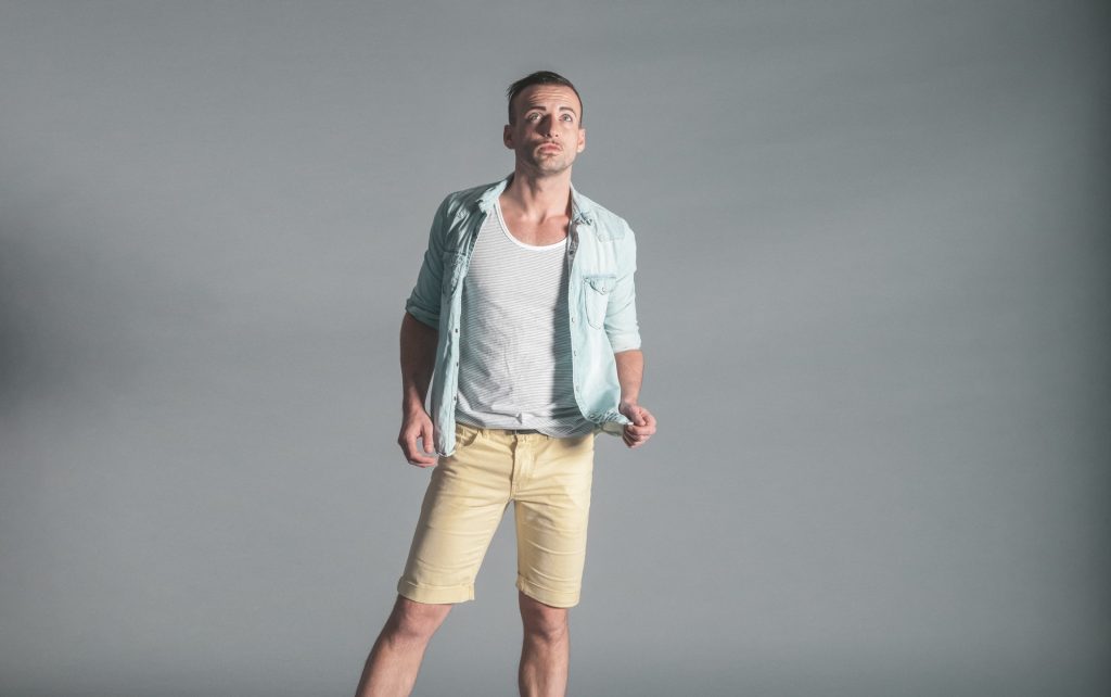 fashion man person shorts